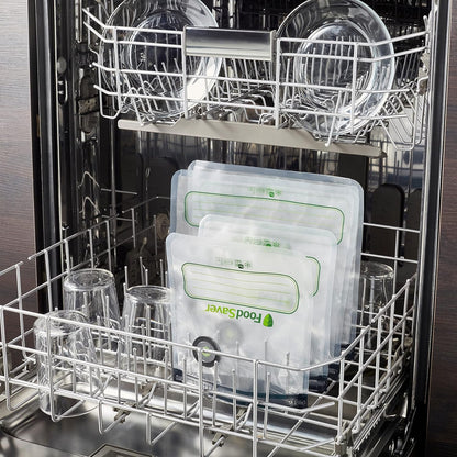 Foodsaver Reusable Quart Vacuum Zipper Bags, 10 Count, Bpa-Free, Microwave Safe, Leakproof5