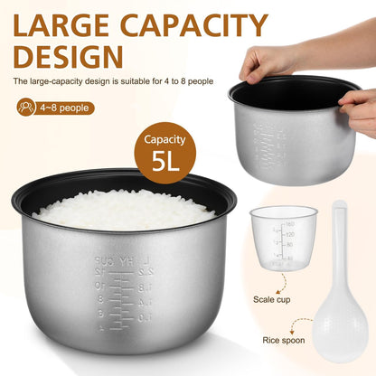 Instant Inner Pot Cooking Pot 5Qt, Non-Stick Rice Cooker Accessories for Home Kitchen Shop3