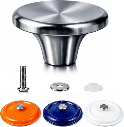 Stainless Steel Replacement Handle Compatible with Le Creuset,Aldi,Lodge, and Other Enameled Cast-Iron Dutch Oven1