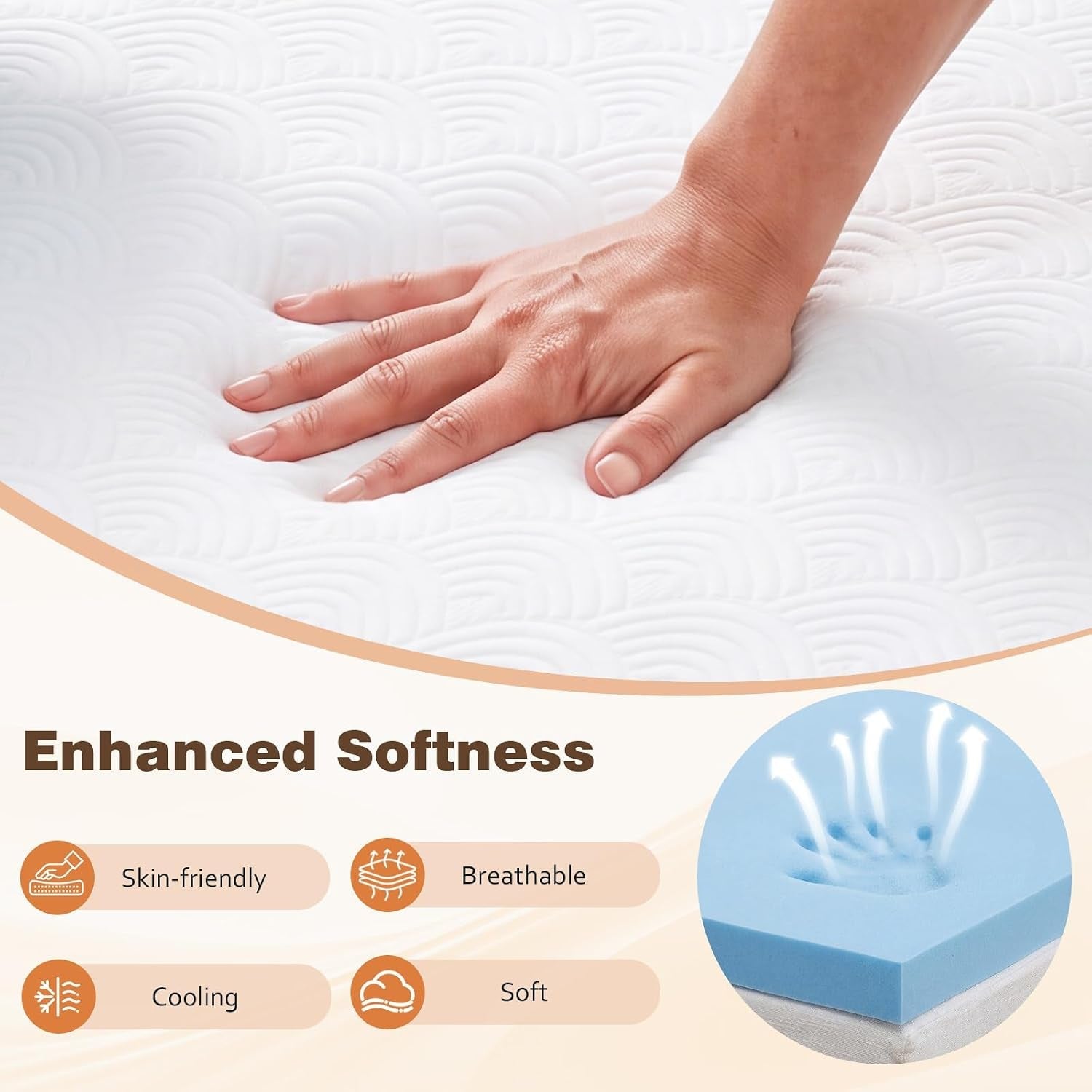3-inch-queen-gel-memory-foam-mattress-cooling-gel-infused-pressure-relief-mattress-non-slip-with-removable-washable-cover-certipur-us-oeko-tex-certified