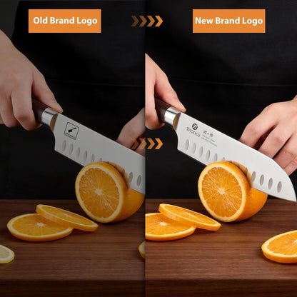 Santoku Knife 7 Inch Japanese Style Sharp Edge Design Kitchen Knife7