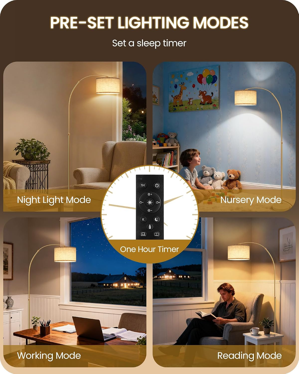 75-arc-floor-lamp-with-marble-base-and-adjustable-height-rotating-hanging-shade-dimmable-gold-floor-lamp-for-living-room-with-remote-and-foot-switch-3-color-temperatures-timer-de15ld05