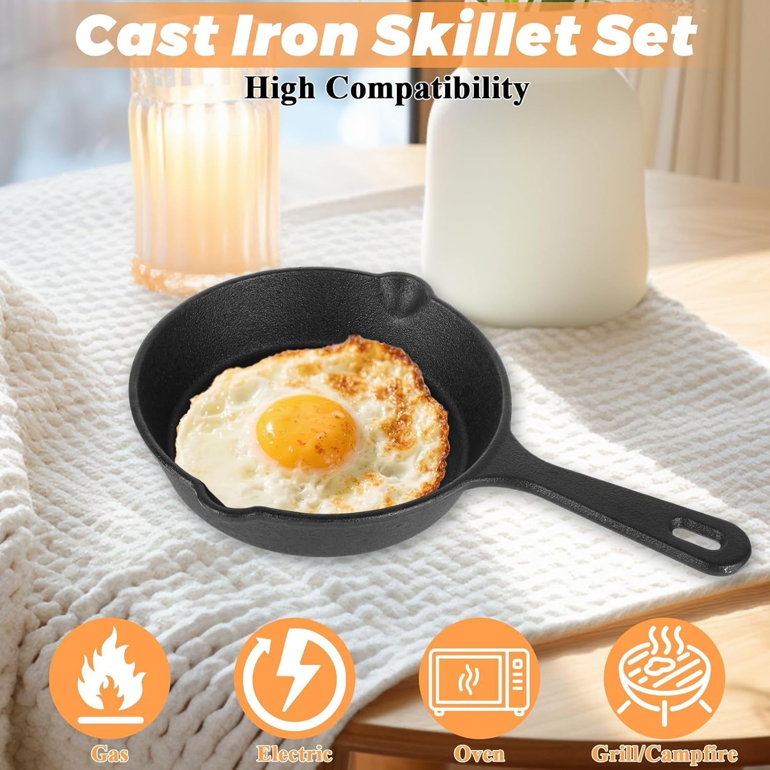 4-pack-mini-cast-iron-skillet-5-5-inch-non-stick-small-frying-pans-with-double-drip-spouts-for-stove-oven-grill-campfire-indoor-outdoor-use-black