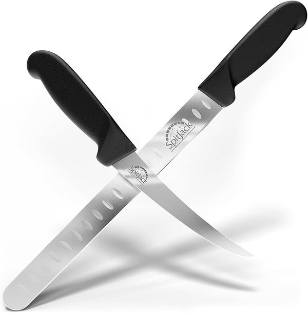 Smoked BBQ Brisket Knife Bundle, 6 in Boning, 11 in Slicer1