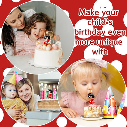 Cartoon Mouse Birthday Candle Number 2, Cake Party Decoration7