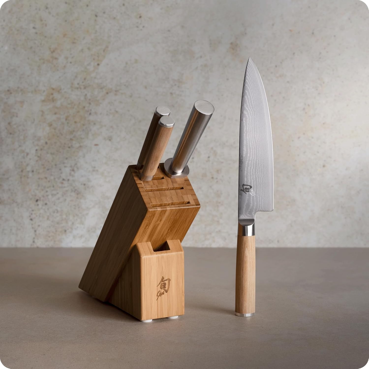 shun-classic-blonde-5-piece-starter-block-set-includes-8-chef-3-5-paring-6-utility-knives-handcrafted-japanese-knife-block-set-damascus-stainless-steel-cladding-pakkawood-handle