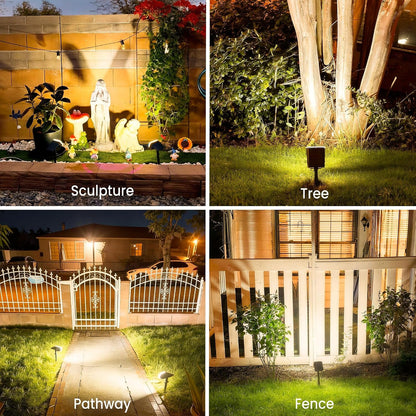 Solar Spot Lights Outdoor Waterproof, Solar Spotlights, 2 Pack8