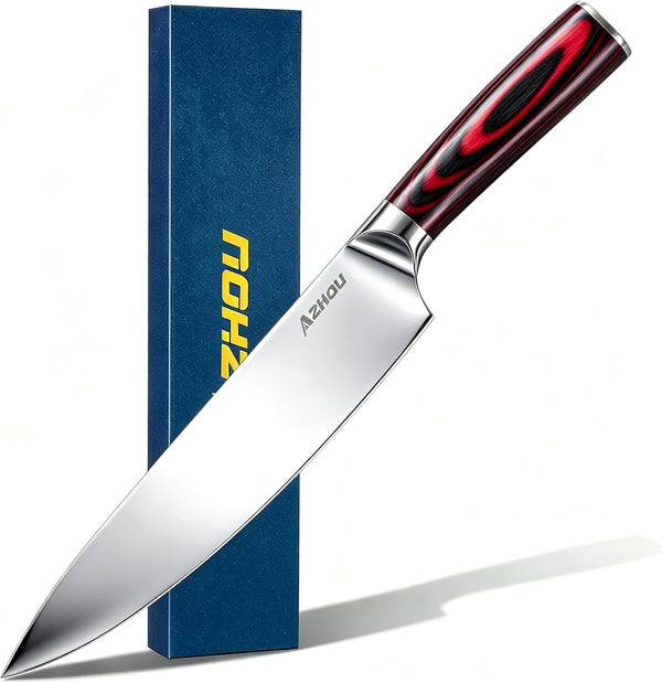 8 Inch Chef Knife, HRC 58-60, Razor-Sharp & Long-Lasting1