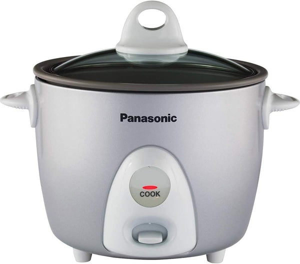 Panasonic Rice Cooker, Steamer & Multi-Cooker, 6-Cups (Cooked), 3-Cups (Uncooked), SR-G06FGL, Silver1
