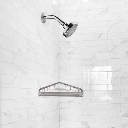 Millbridge Corner Shower Basket, 9", Stainless Steel5