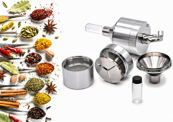 Kitchen Spice Grinder Set | Superfine Grinding | Precision Hand Mill for Consistent Coarse to Fine Grinds - Pepper Grinder Kit4