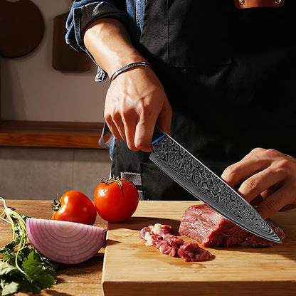 Chef Knife 8 Inch, 67-Layer Damascus Steel Kitchen Knife, G10 Handle6