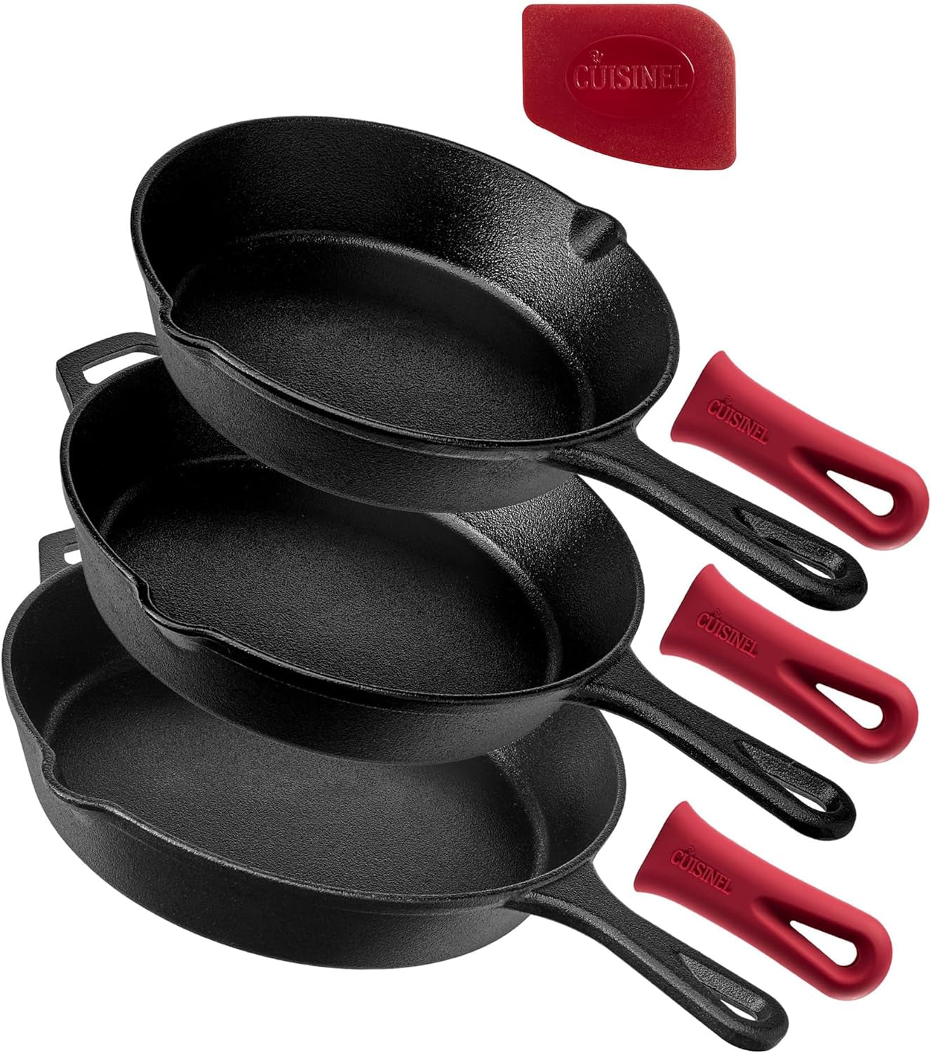 cast-iron-skillet-set-8-10-12-inch-pre-seasoned-frying-pans-silicone-handle-grip-covers-indoor-outdoor-oven-grill-stove-bbq-fire-induction-safe-kitchen-and-camping-cookware