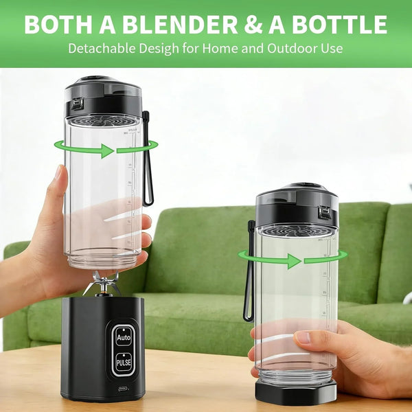 Portable Blender for Smoothies, 24 Oz Cordless Personal Juicer Protein Shaker with Leakproof Lid, BPA Free, Rechargeable, Mini Licuadora Portatil for Kitchen Outdoor Traveling Camping Gym Fitness6