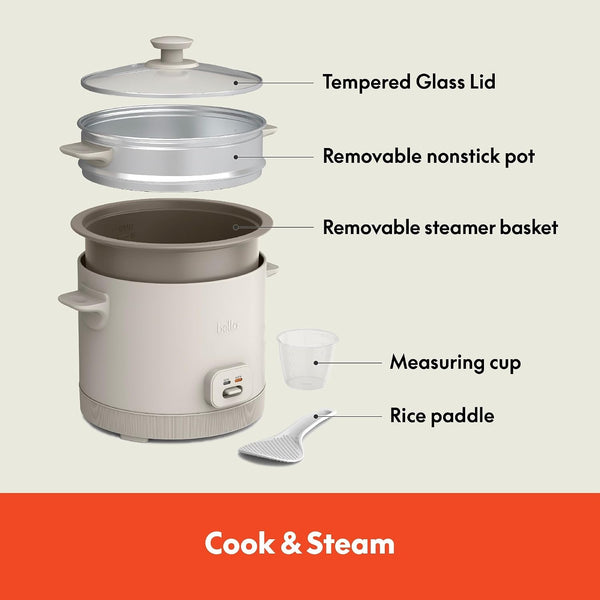 16-Cup Rice Cooker and Steamer, Oatmilk3
