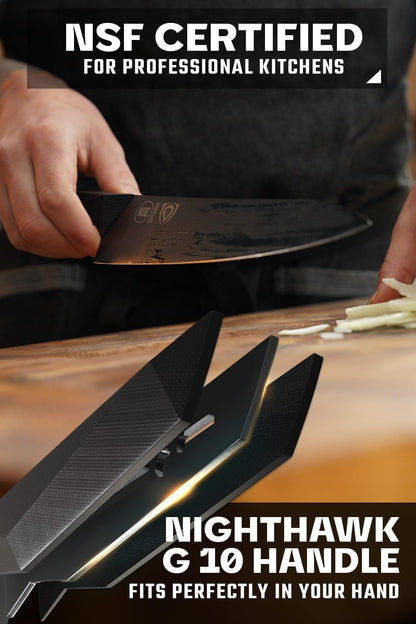 8" Chef Knife - Titanium Nitride Coated Steel5