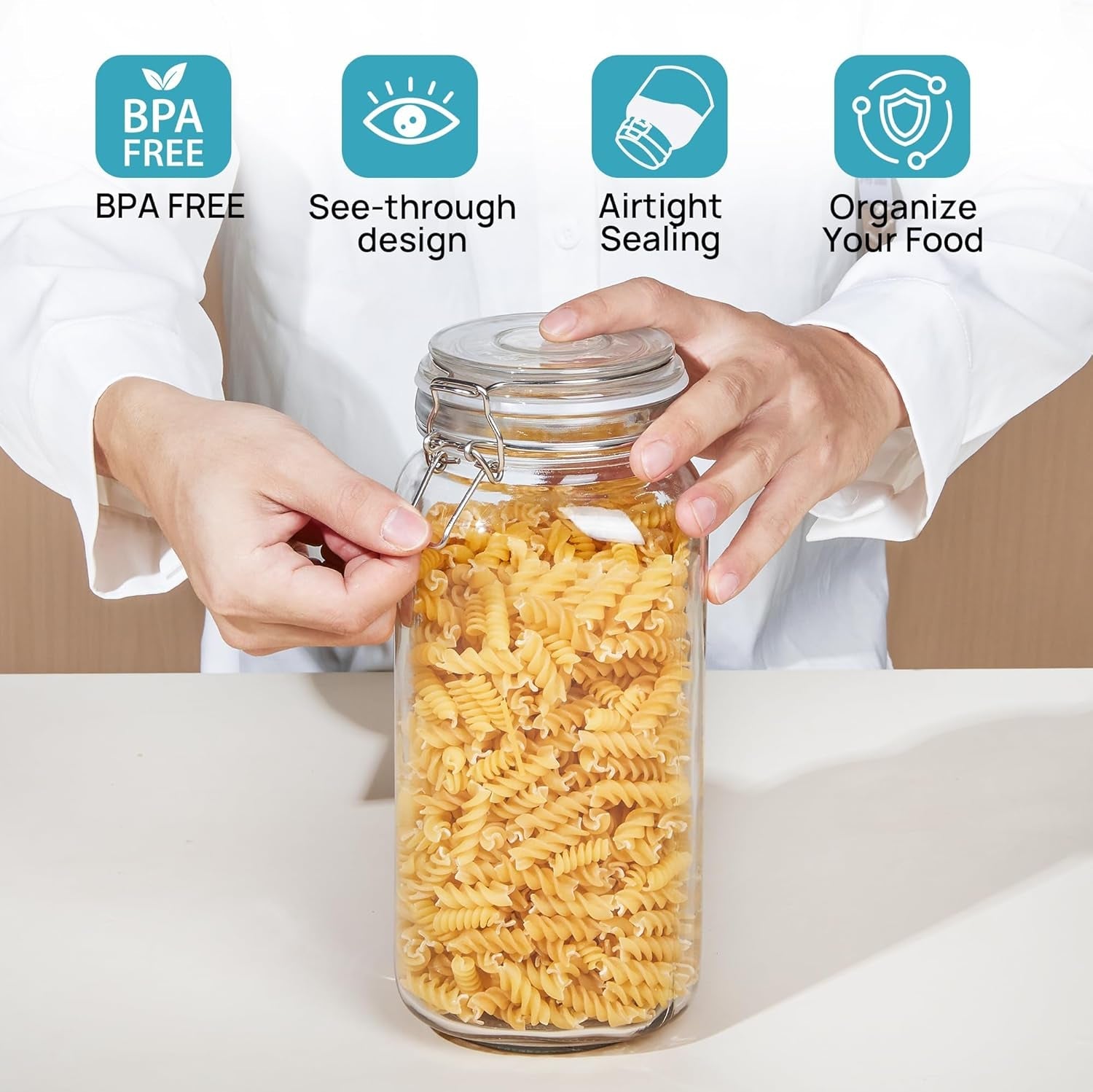 78oz-glass-food-storage-jars-with-airtight-clamp-lids-3-pack