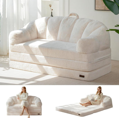Folding Sofa Bed, 2 in 1 Convertible Sofa to Lounger1