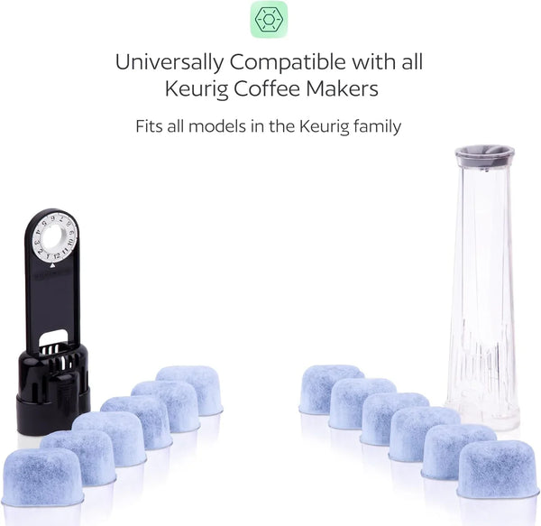 Keurig Filter Replacement - 12 Water Filters for Keurig K-Mini, K-Supreme, K-Slim, K-Express, K-Classic, K-Duo, K-Duo Hot & Iced, K-Elite, K-Select, K-Cafe, K-Compact, 2.0 and 1.0 Brewers2