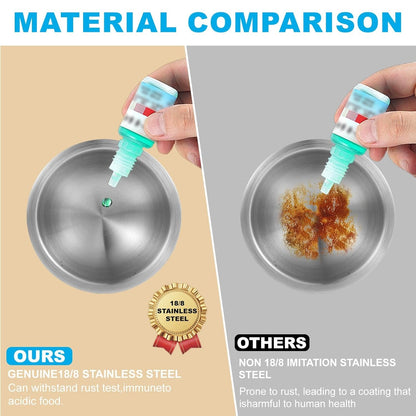 Mortar and Pestle Set, 18/8 Stainless Steel Pill Crusher8