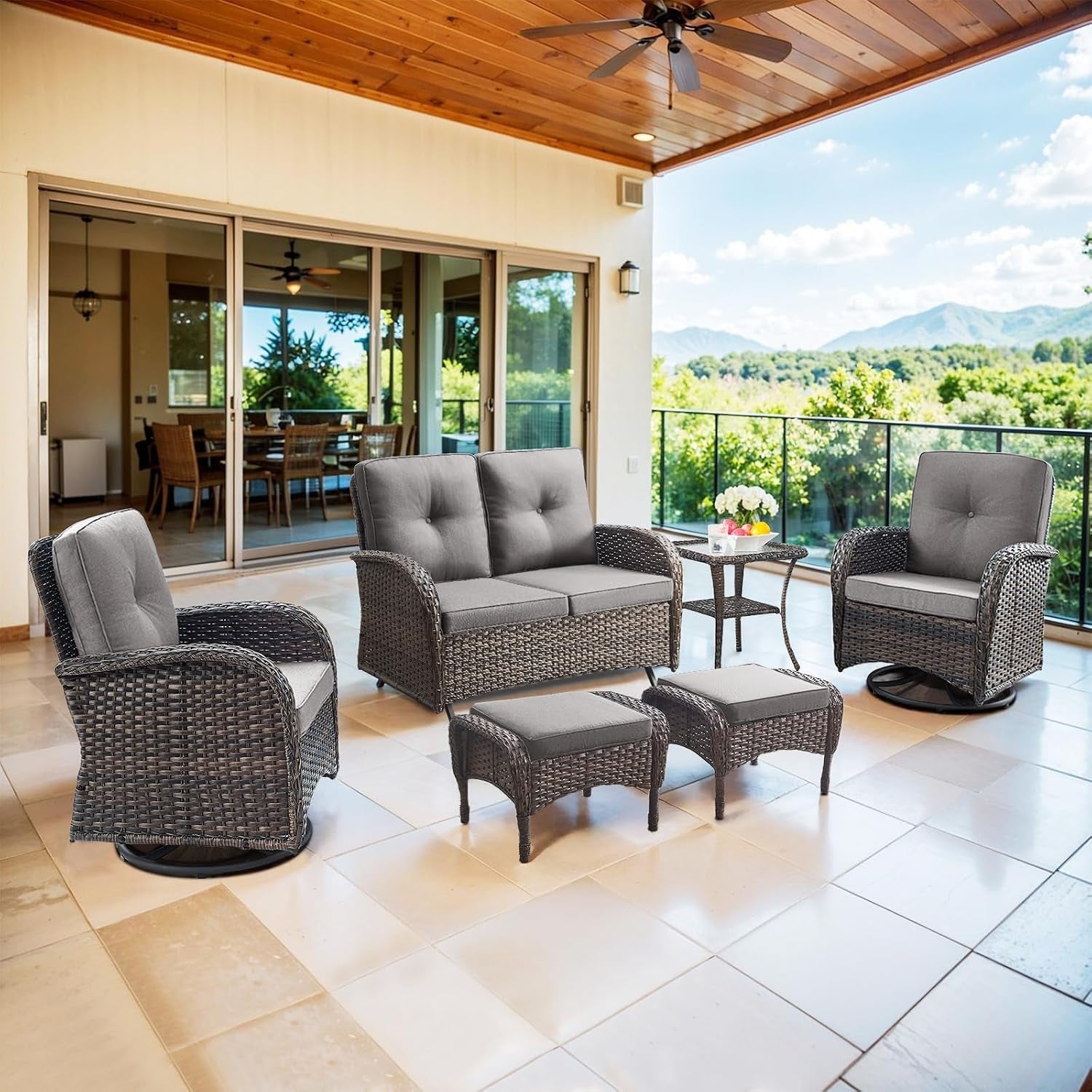 6-piece-patio-conversation-sets-wicker-patio-furniture-sets-with-outdoor-swivel-rocker-chairs-glider-loveseat-perfect-for-patio-deck-backyard-brown-wicker-grey-cushion