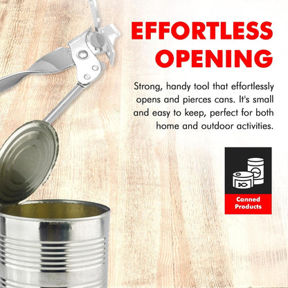 Select Can Opener with Tapper, 6.5 Inches in Length, Nickle Plated3