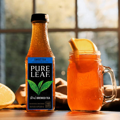 Pure Leaf Iced Tea, Sweet Tea, Real Brewed Tea, 18.5 Fl Oz Bottles (Pack of 12)4