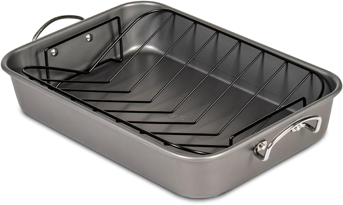roasting-pan-nonstick-11x15-heavy-duty-metal-bakeware-dish-with-rack-large-oven-roaster-tray-for-baking-turkey-chicken-and-veggies