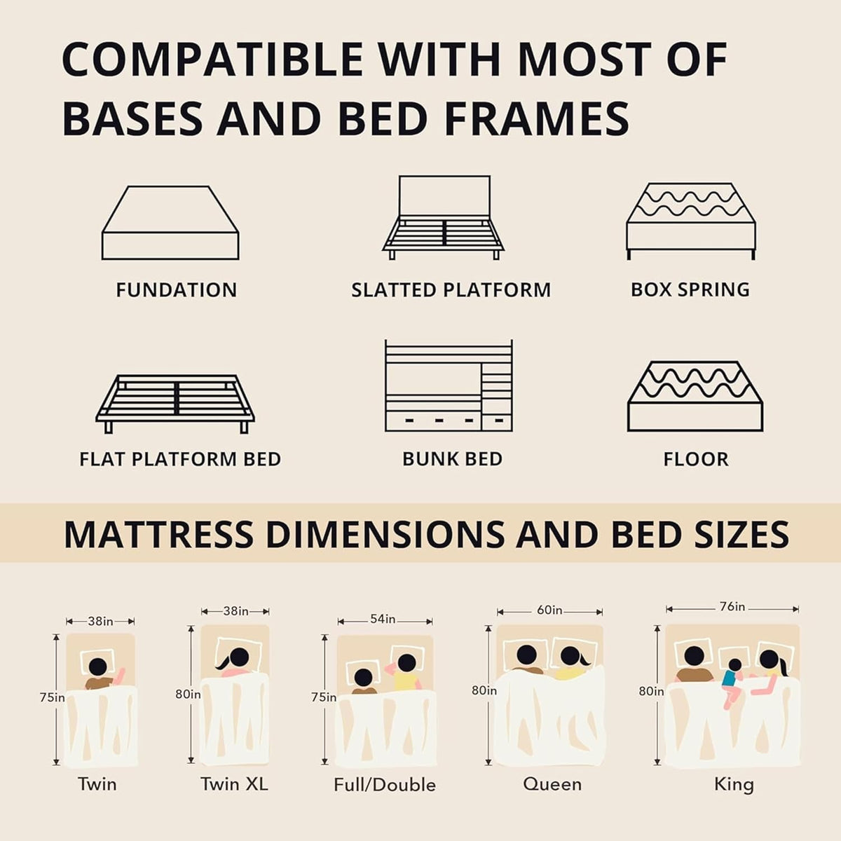 egohome-14-inch-queen-size-memory-foam-hybrid-mattress