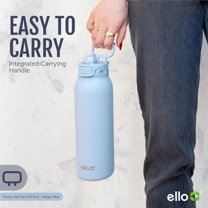 Pop & Fill Insulated Stainless Steel Water Bottle with Quick Fill Lid, Leakproof Locking, Sip or Chug Spout, Bpa-Free, Double Wall Vacuum Insulated for Sports, Travel & School- 22Oz / 32Oz / 40Oz8