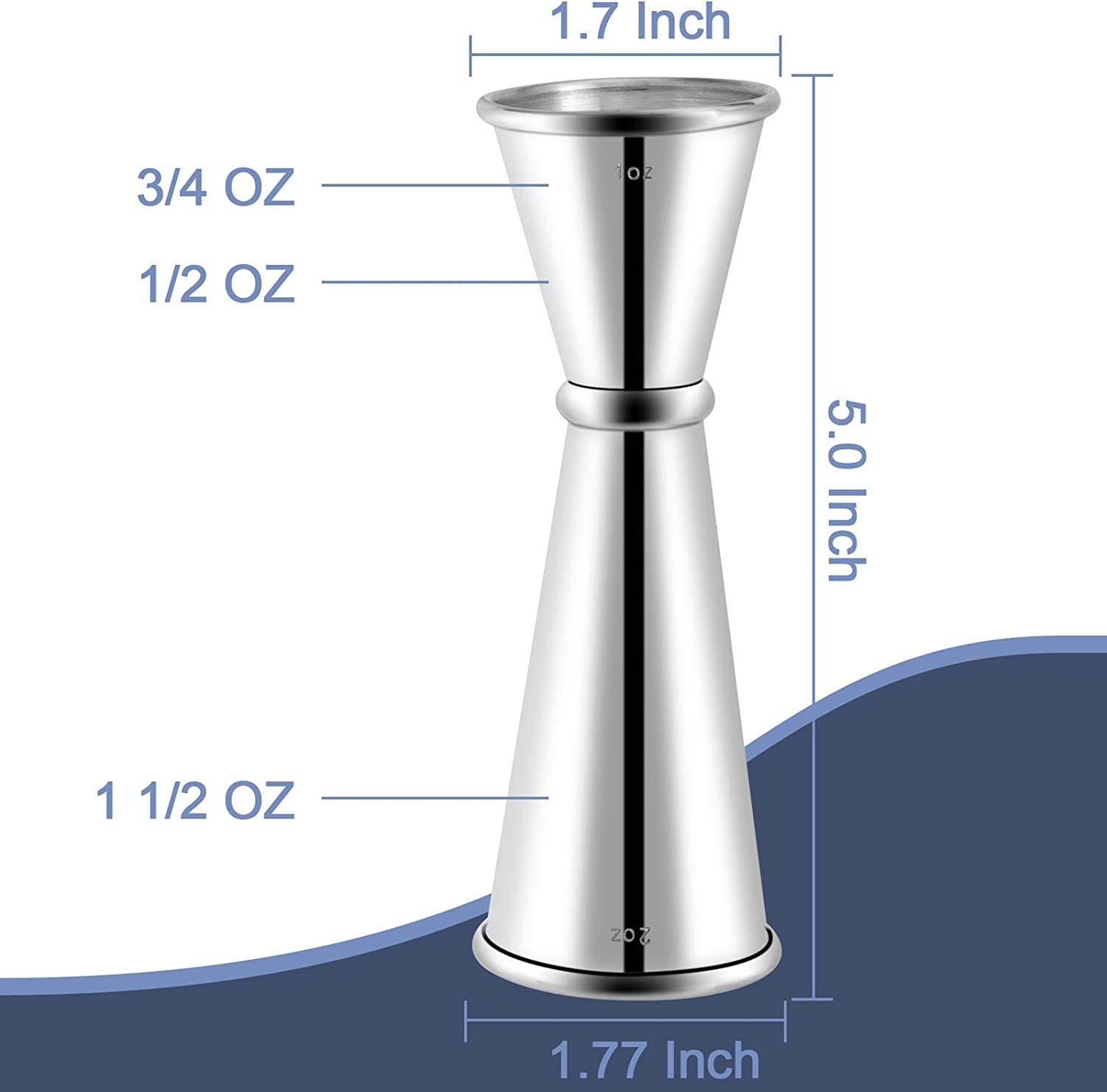 double-cocktail-jigger-for-bartending-2-oz-1-oz-rolled-edge-premium-304-18-8-stainless-steel-internal-measurements-japanese-jigger-ideal-for-bartending