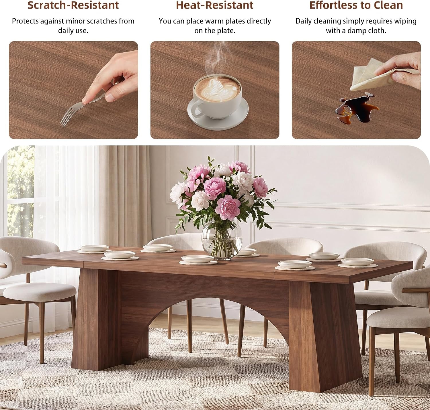 94-5-extra-long-wood-dining-table-for-6-10-farmhouse-kitchen-table-with-arch-cutout-pedestal-large-dinner-table-for-kitchen-dining-room-walnut
