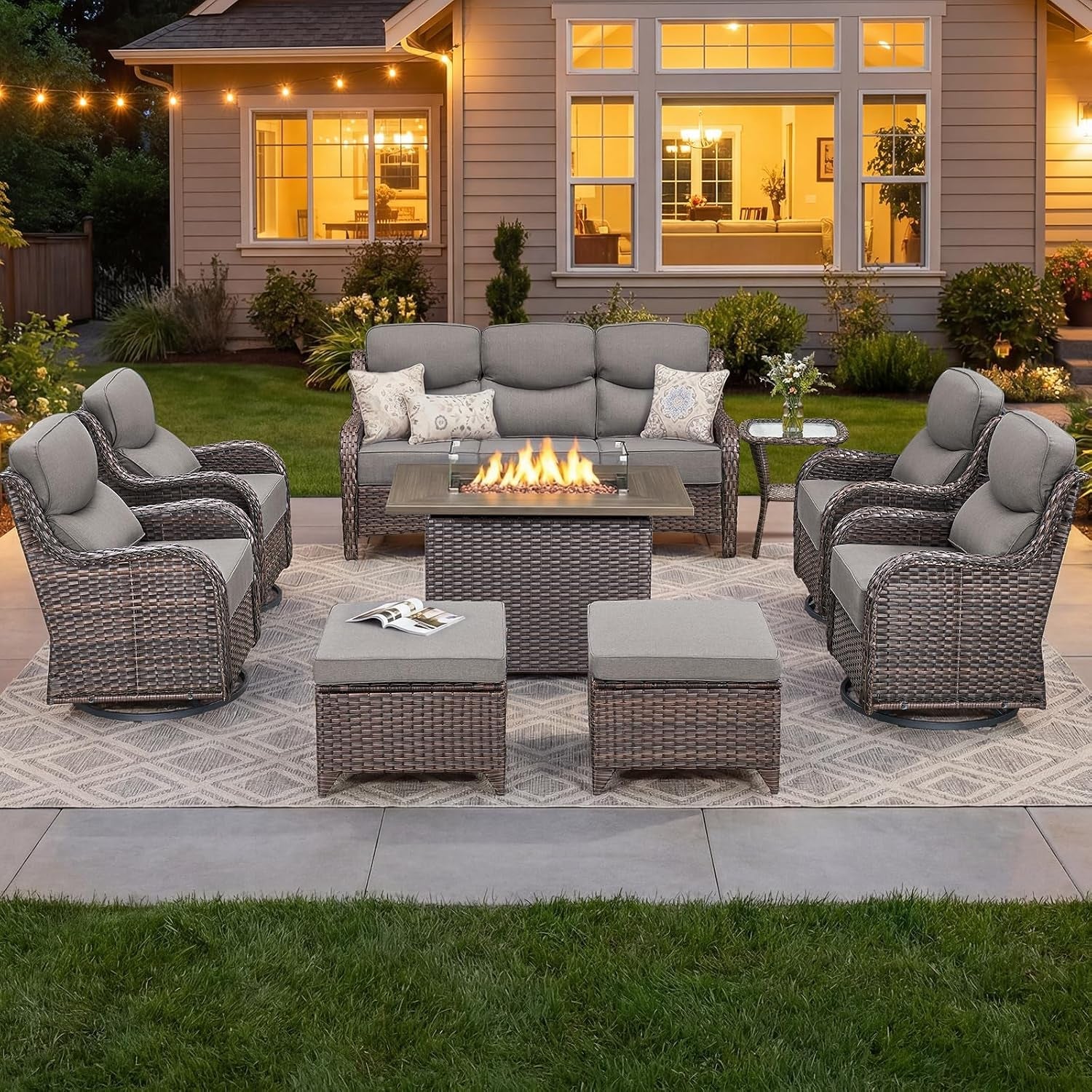 luxury-patio-furniture-set-with-6-inch-thick-cushion-outdoor-furniture-with-fire-pit-table-swivel-chairs-sofa-side-table-ottomans-9pcs-wicker-conversation-setbrown-wicker-grey-cushion