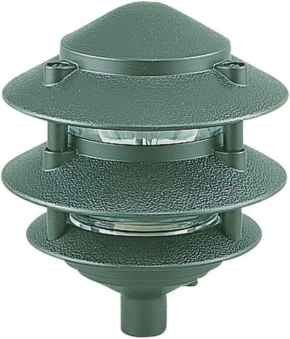 Sea Gull Lighting 9226-95 Single-Light Outdoor Path Fixture with Clear Glass, Emerald Green1