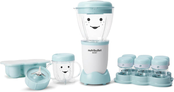 Nutribullet NBY-50100 Baby Complete Food-Making System, 32-Oz, White, Blue, Clear2