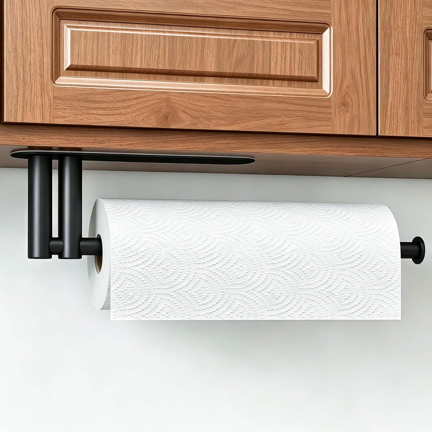 paper-towel-holder-under-cabinet-upgraded-dual-rod-adhesive-paper-towel-holder-with-longer-base-stainless-steel-wall-mounted-holder-for-kitchen-towels-no-drill-black