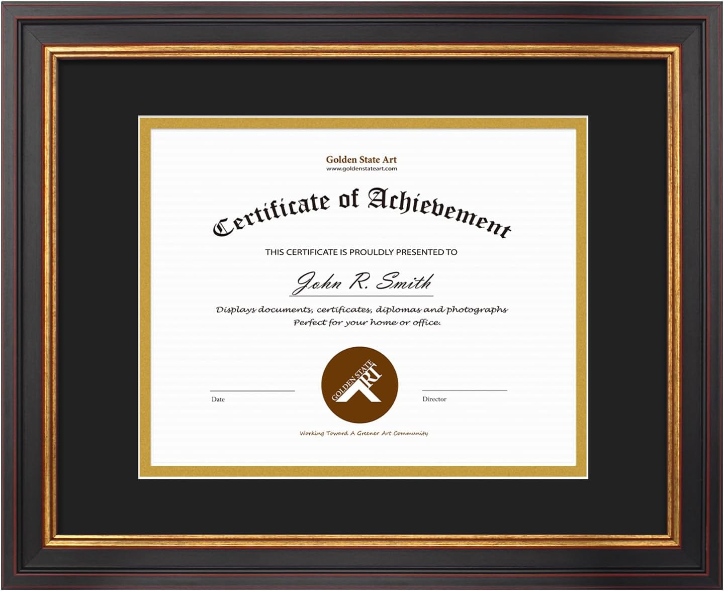 11x14-frame-black-over-gold-double-mat-for-8x10-diploma