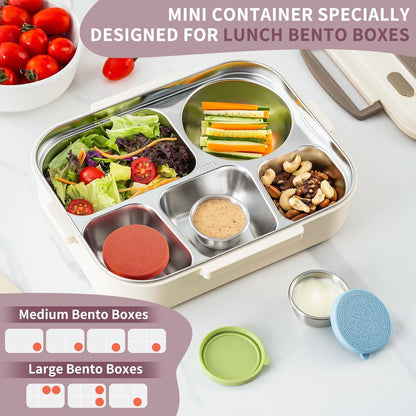8 Pack - 1.6 Oz Small Salad Dressing Containers to Go, Sauce Cups with Lids5