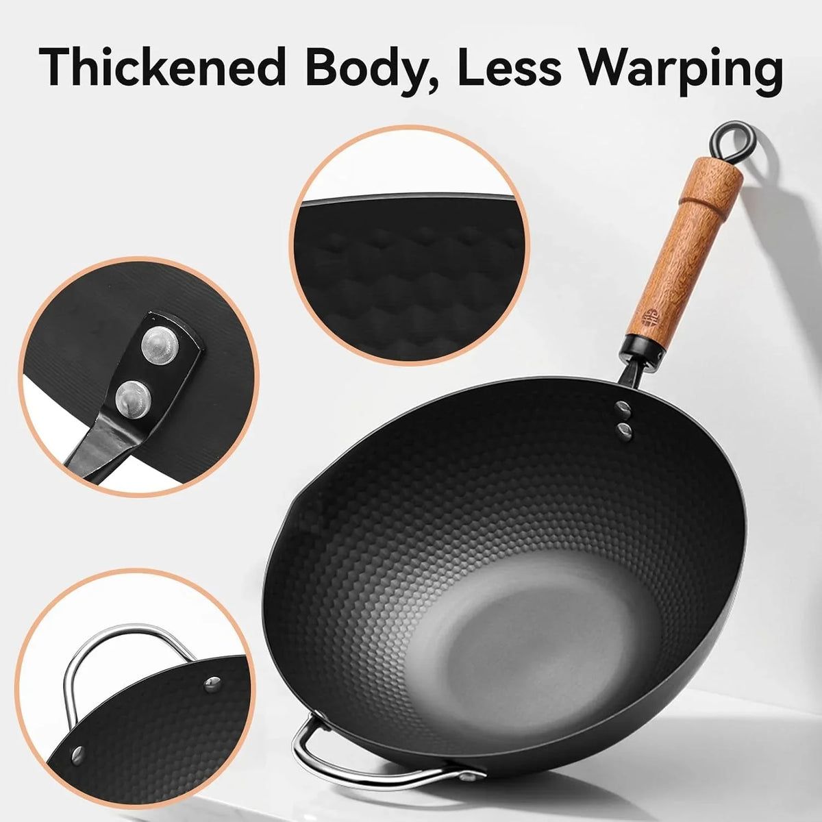 carbon-steel-wok-pan-12-6-inch-flat-bottom-stir-fry-pan-with-lid-uncoated-heavy-duty-iron-wok-for-induction-and-gas-stoves