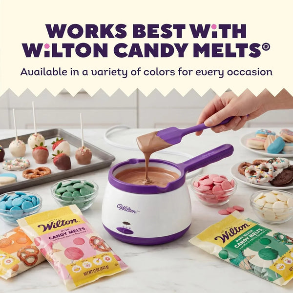 Candy Melts Melting Pot, Strawberries Cakepops, 2.5-Cup | 2.5-Cup Electric Melting Pot Keeps Candy Melts Warm for Dipping Strawberries, Cake Pops & Chocolate-Coated Treats9