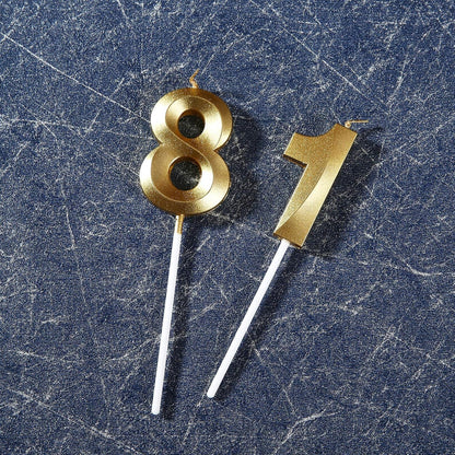 18Th Birthday Candles,Gold Number 18 Cake Topper for Birthday Decorations Party Decoration4