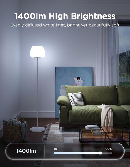 Govee Lantern Floor Lamp, Halo Gradient RGBIC Smart Corner Lamp for Bedroom | Luminblend+, 1000K-10000K, Matter Compatible, 100+ Scene Modes, Music Sync, 1400Lm, Modern Floor Lamps for Living Room, White6