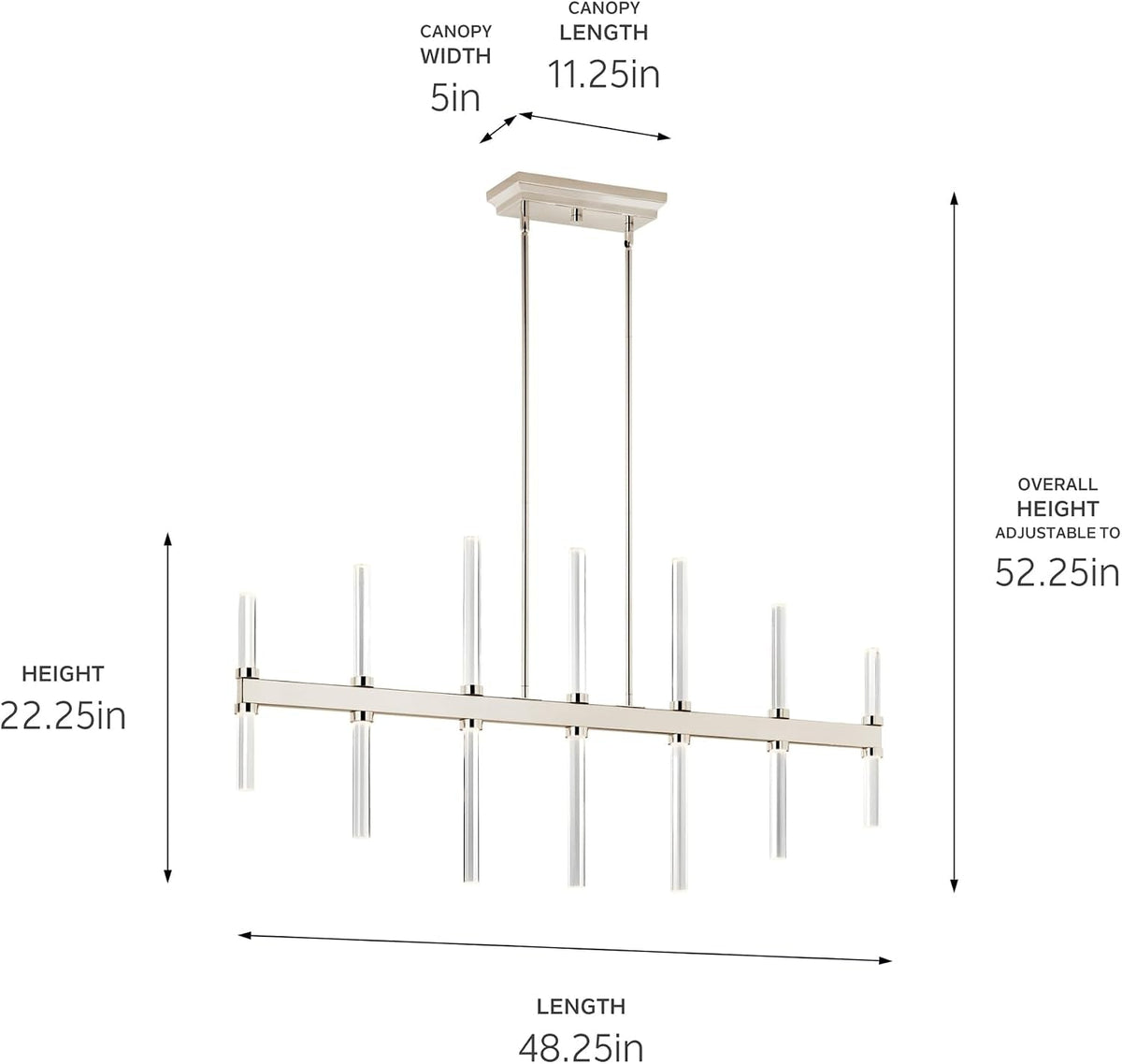sycara-14-light-led-linear-chandelier-modern-light-with-faceted-crystal-in-polished-nickel-sloped-ceiling-compatible-for-dining-room-bar-or-kitchen-22-25-x-5-x-48-25-52670pn