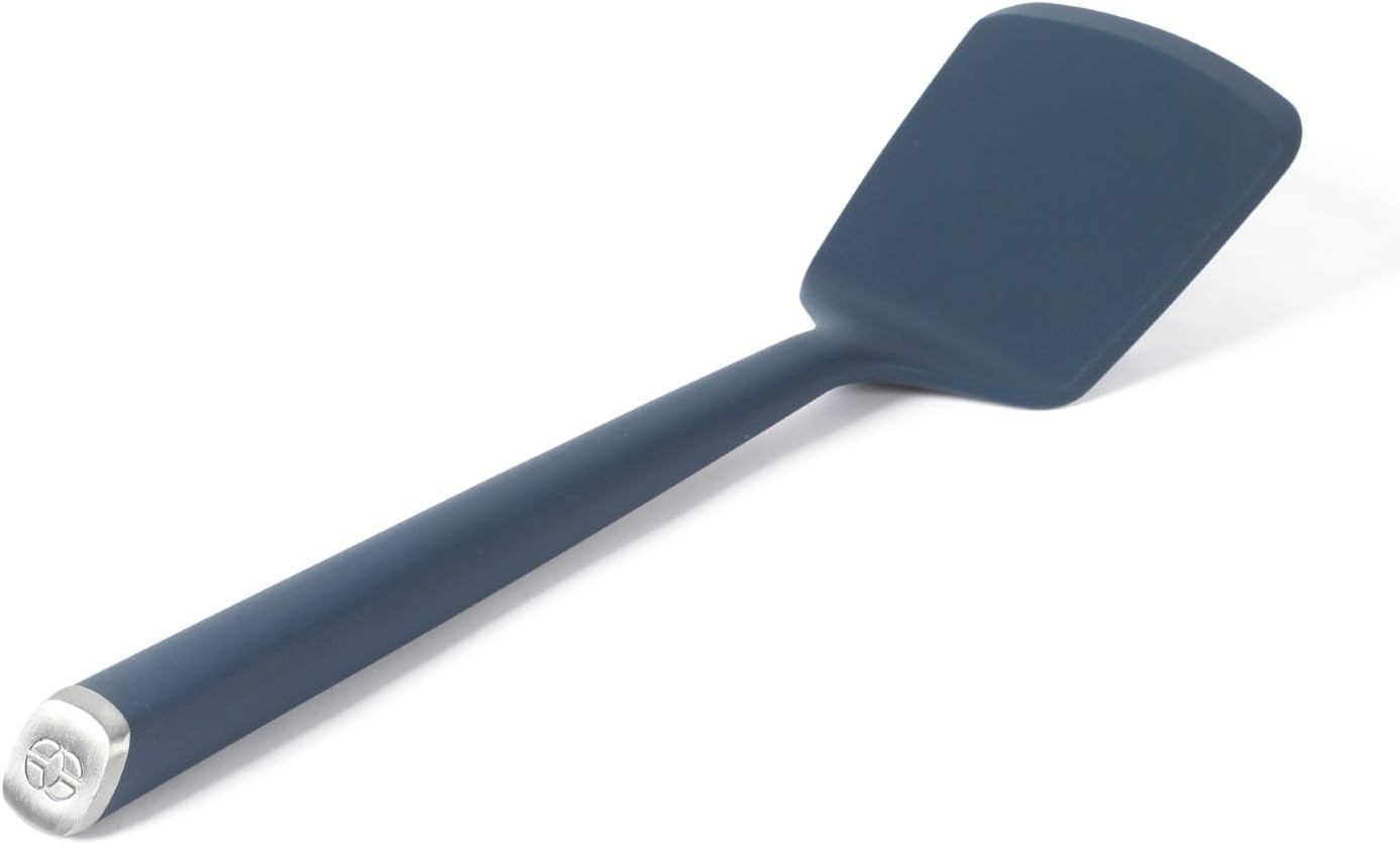 calphalon-edge-silicone-turner-flexible-silicone-cooking-spatula-with-reinforced-core-heat-resistant-nonstick-safe-turner-for-flipping-cooking-navy