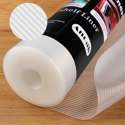 Shelf Liner Cabinet Liner Non-Slip Drawer Liner 12 in X 20 FT(240 In)1