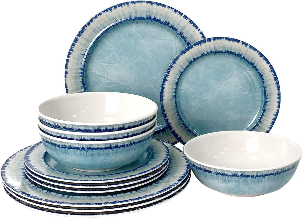 melamine-dinnerware-set-of-12-pcs-dinner-dishes-set-for-indoor-and-outdoor-use-dishwasher-safe-lightweight-unbreakable-bpa-free-light-blue