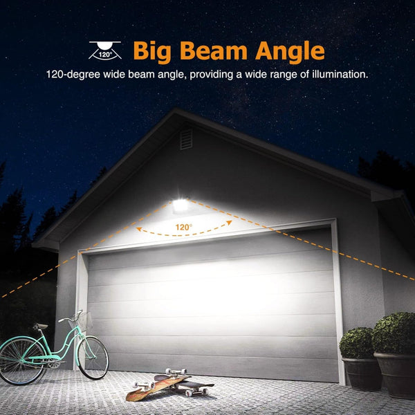 30W LED Flood Lights Outdoor, IP66 Waterproof Security Lights Fixture, 6500K Hardwired Wall Lamp, 2100Lm Ultra Thin Work Light, 120° Beam Angle LED Exterior Floodlight for Garden Yard Patio3