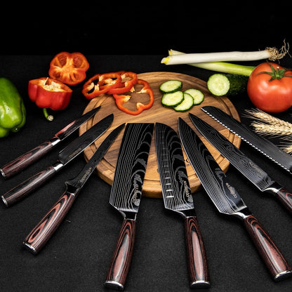 Seido Master 8-Piece Japanese Knife Set, High-Carbon Stainless Steel4