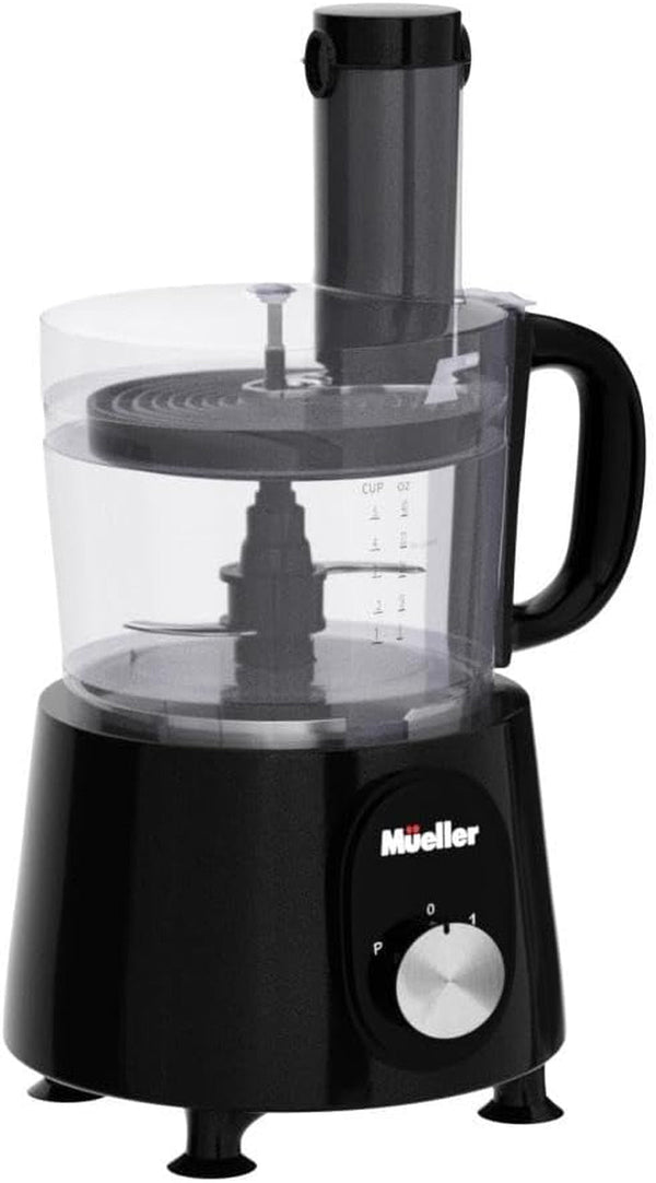 Mueller Ultra Prep Food Processor Chopper for Dicing, Slicing, Shredding, Mincing, and Pureeing, Food Chopper for Vegetables, Meat, Grains, Nuts, 8 Cup, Silver | for Dicing, Slicing, Shredding, Mincing, Pureeing, Food Chopper for Vegetables, Meat, Grains, Nuts, Silver4