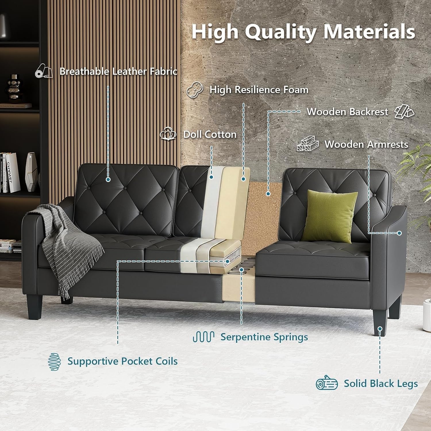 83-black-faux-leather-3-seater-couch-mid-century-tufted-sofa-living-room